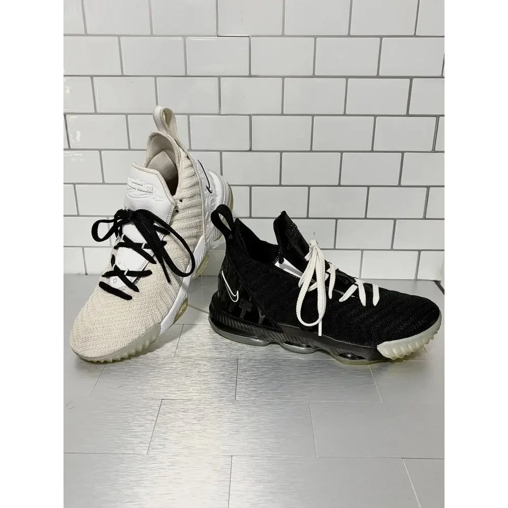 Nike LeBron 16 GS Equality 2019 Black White Shoes AQ2465-100 Youth Edition Y7